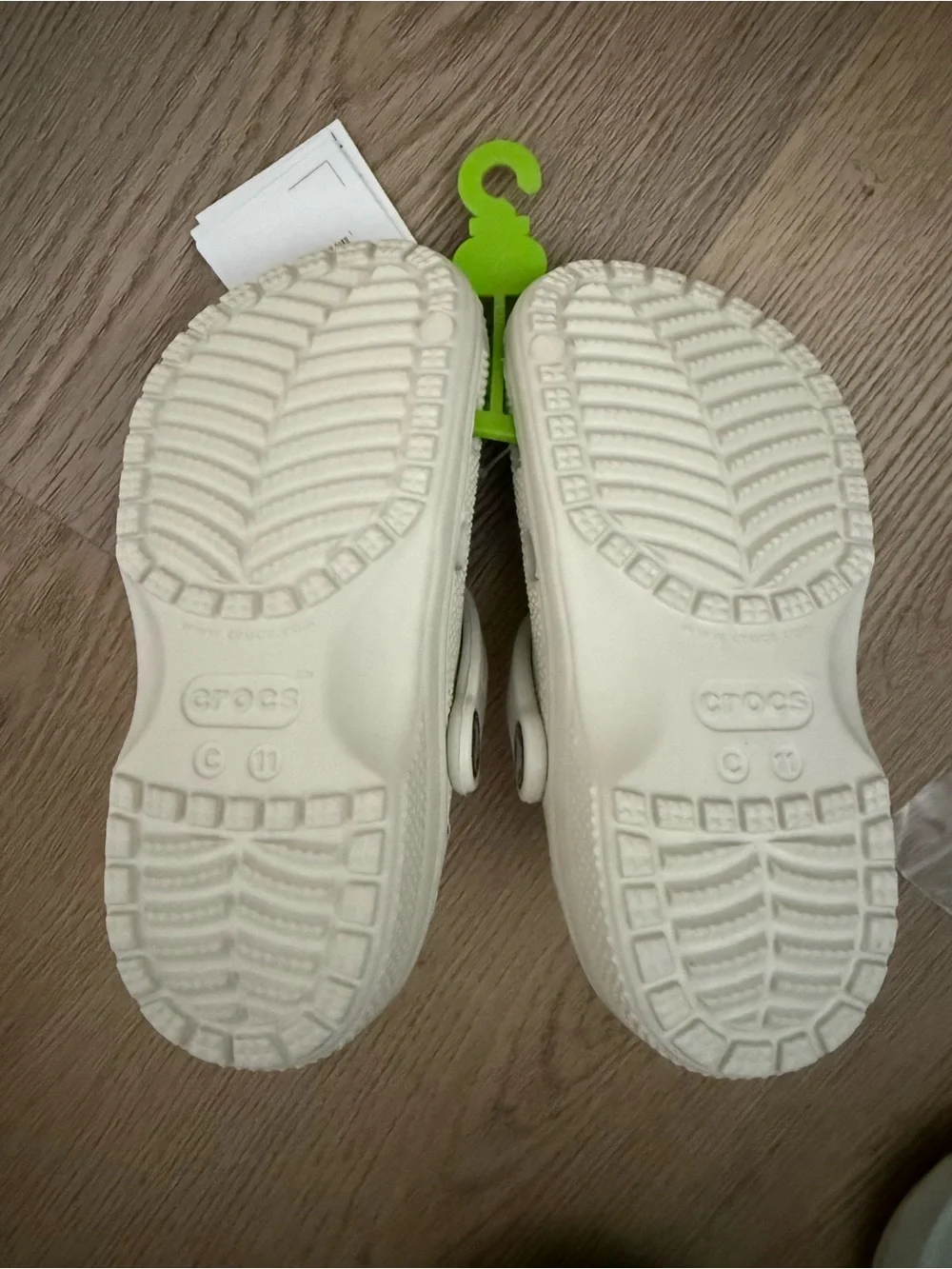 CROCS Kids Classic Clog K in Off-White